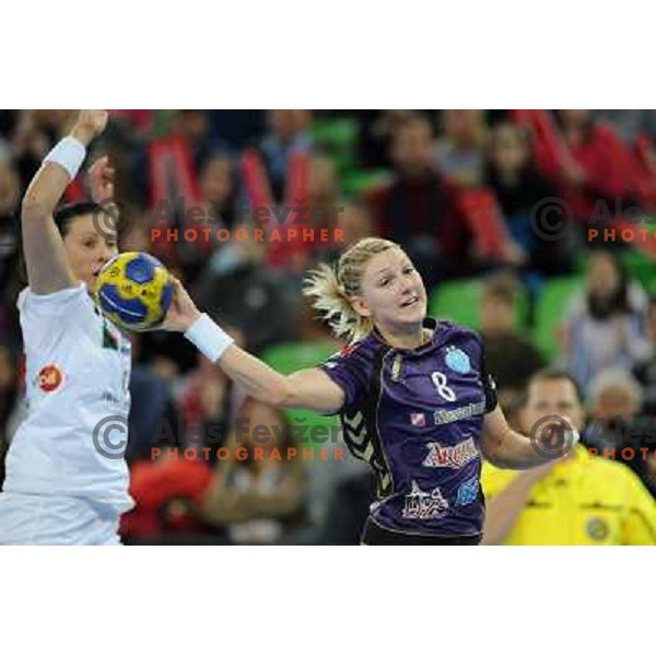  in action at the handball game RK Krim Mercator Ljubljana - Buducnost Podgorica, played in the Women\'s EHF Champions league main round, 04.03.2011 , Stozice Arena, Ljubljana, 
