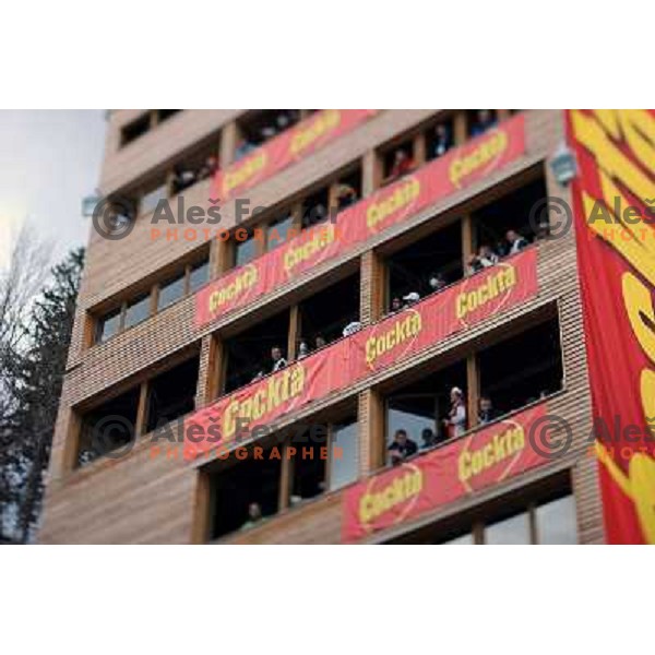 Photographers in tower during Fis World Cup Ski Jumping Final in Planica, March 18th 