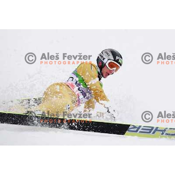 Robert Kranjec of Slovenia fall during second round of Fis World Cup Ski Jumping Final in Planica, March 18th 