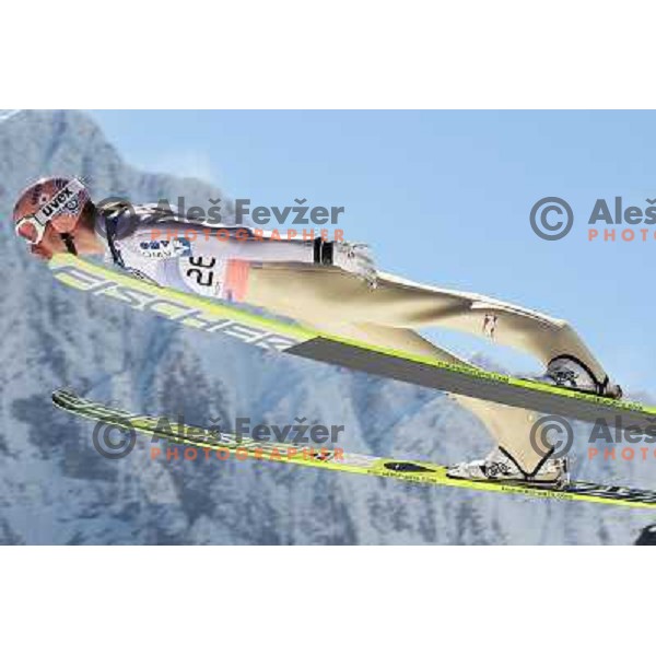 Martin Koch (AUT) ski flying during Final competition of FIS World Cup Ski Jumping season 2010-2011 in Planica, Slovenia on March 20, 2011 