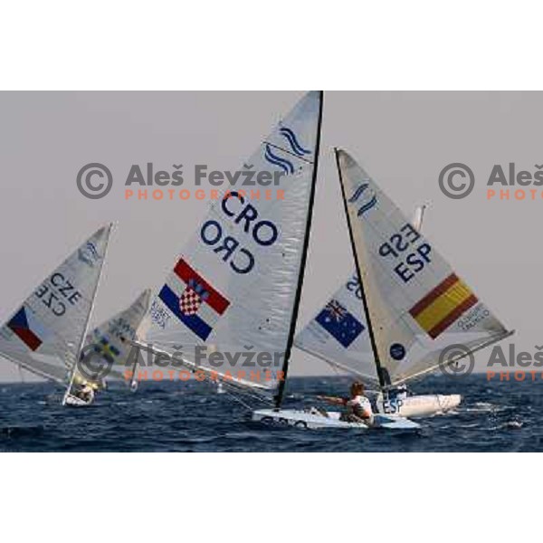 Kuret of Croatia in sailing during summer Olympic games in Athens 2004, Greece 