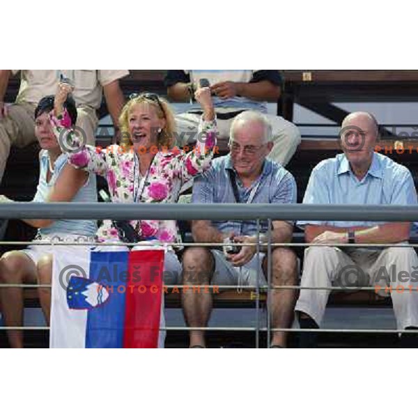 Tone turnsek ( far right) during summer Olympic games in Athens on August 22,2004, Greece 