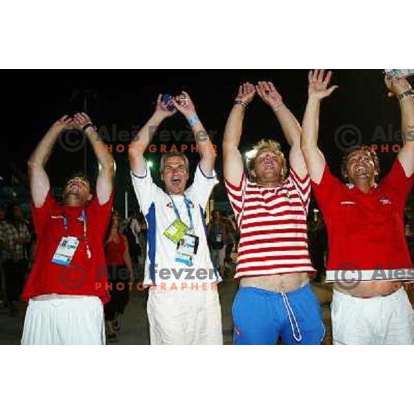 Gasper Vincec during summer Olympic games in Athens on August 22,2004, Greece 