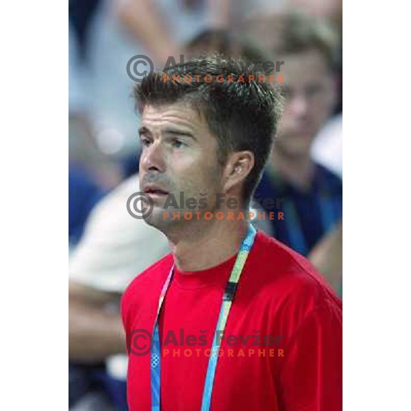 Tomaz Copi of Slovenia during summer Olympic games in Athens on August 22,2004, Greece 