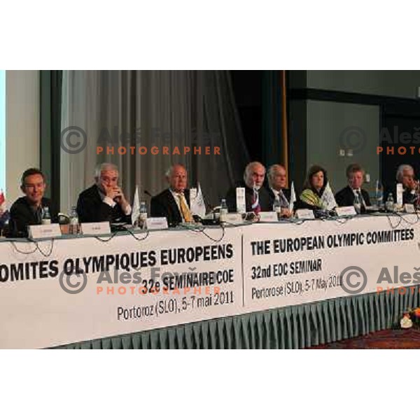  32nd EOC seminar- IOC Olympic solidarity forum held in Grand Hotel Bernardin, Portoroz, Slovenia on May 5, 2011 