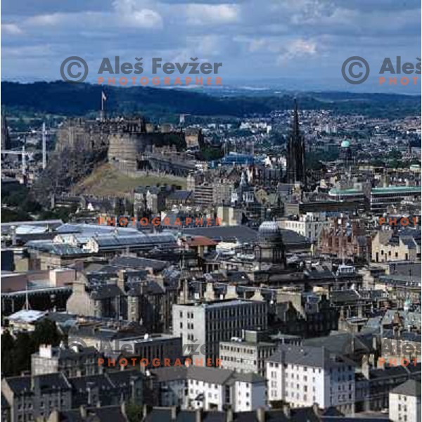 Edinburgh city and castle