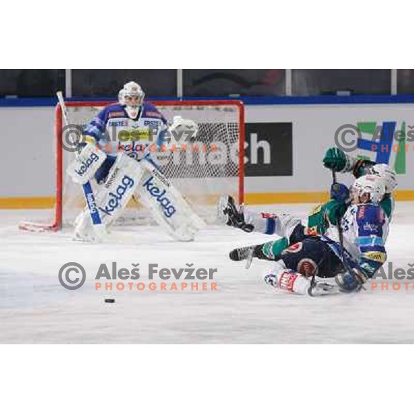 Action during Icefest open-air hockey match on Joze Plecnik Bezigrad stadion in Ljubljana, Slovenia on January 4th, 2013 