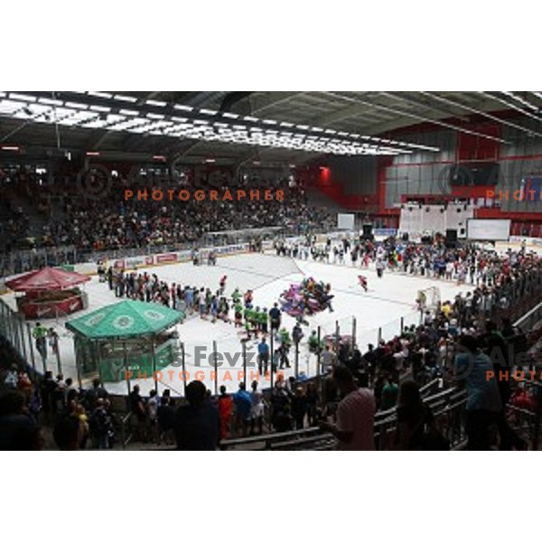presentation of Stanley Cup to slovenian fans in Podmezakla Hall, Jesenice on July 13, 2014