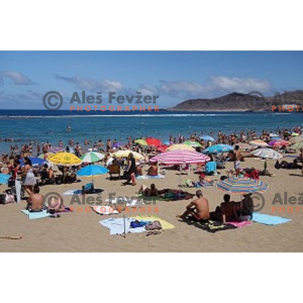 Las Palmas, capital city of Gran Canaria Canary Islands, Spain on August 31, 2014