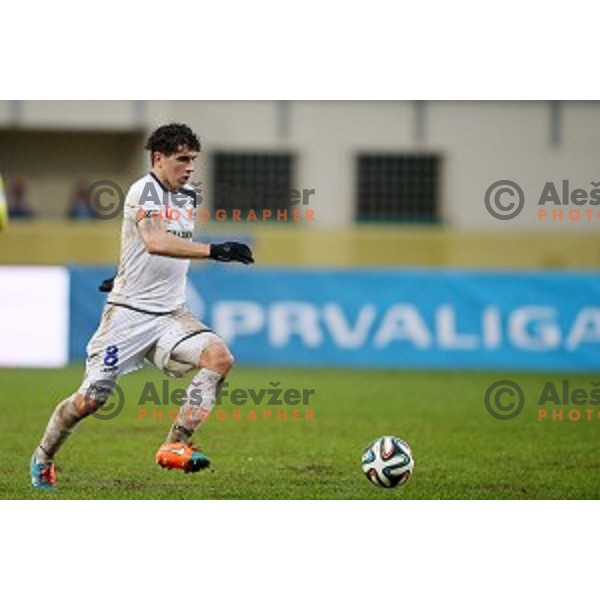 Igor Jugovic of Celje in action during football match Domzale-Celje in round 20 of Prva liga Telekom Slovenije, played in Domzale Sports Park, Slovenia on December 6,2014