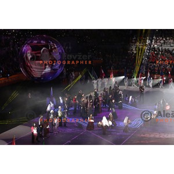 Opening Ceremony of Qatar 2015 World Handball championships in Lusail Arena, Doha, Qatar on January 15, 2015