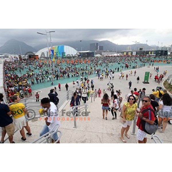 Barra Olympic park during Rio de Janeiro 2016 Olympic games , Brasil on August 7, 2016