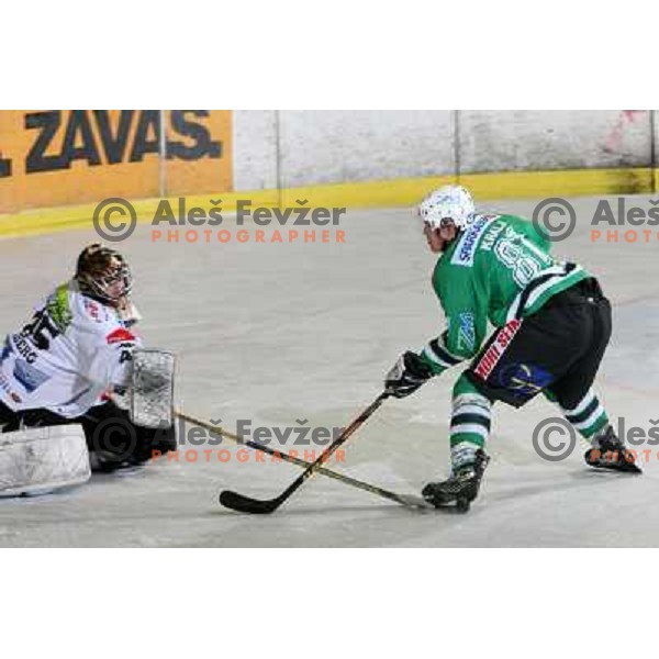 Kralj at ice-hockey match ZM Olimpija- Innsbruck in EBEL league , played in Ljubljana (Slovenia) 11.11.2007. Photo by Ales Fevzer 
