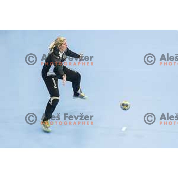Misa Marincek (16) in action during Women’s World Cup qualification handball match between Slovenia and Croatia in Golovec Hall, Celje on June 15th, 2017
