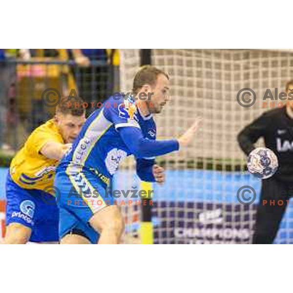 Kielce’s Uros Zorman (23) in action during EHF Champions League match between Celje PL (Slovenia) and PGE Vive Kielce (Poland) in Zlatorog Hall, Celje on September 30th, 2017