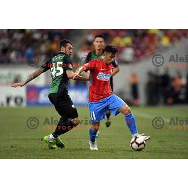 action during UEFA Europa League 2018-2019 second round qualifying football match between Steaua and Rudar in Bucuresti, Romania on August 2, 2018