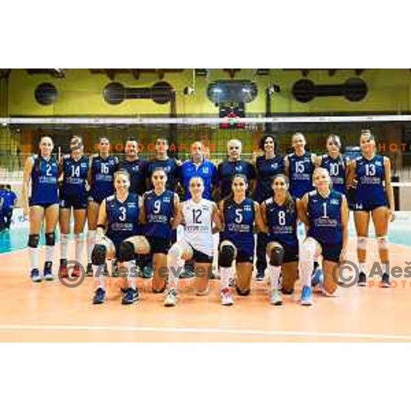 Team Israel prior to 2019 CEV Volleyball European Championship women match between Slovenia and Israel, played in Dvorana Tabor, Maribor, Slovenia on August 15, 2018