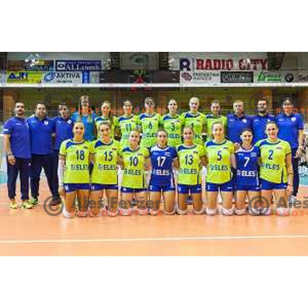 Team Slovenia prior to 2019 CEV Volleyball European Championship women match between Slovenia and Israel, played in Dvorana Tabor, Maribor, Slovenia on August 15, 2018