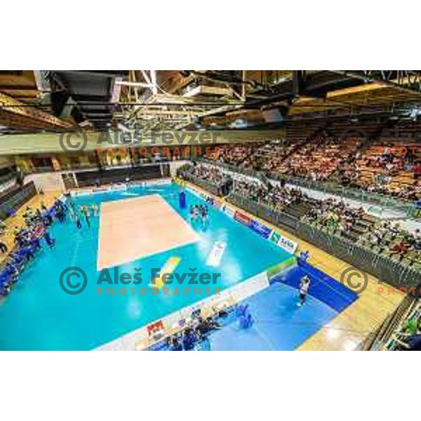 Arena Dvorana Tabor during 2019 CEV Volleyball European Championship women match between Slovenia and Israel, played in Dvorana Tabor, Maribor, Slovenia on August 15, 2018