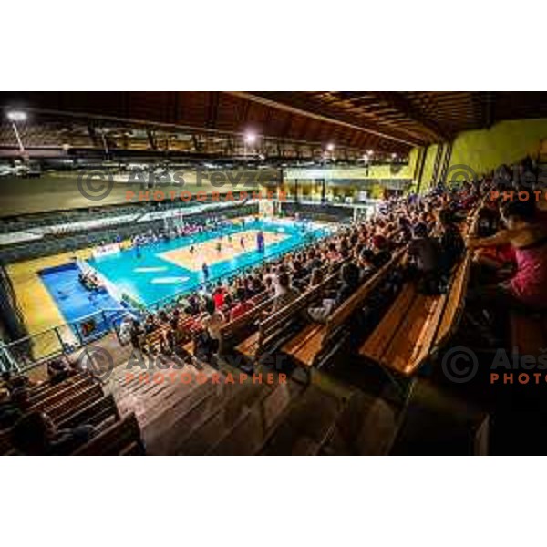 Arena Dvorana Tabor during 2019 CEV Volleyball European Championship women match between Slovenia and Israel, played in Dvorana Tabor, Maribor, Slovenia on August 15, 2018