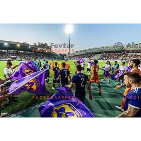 prior to 3rd qualifying round of UEFA Europe League 2018/19 soccer match between Maribor and Rangers FC, played in Ljudski vrt, Maribor, Slovenia on August 16, 2018