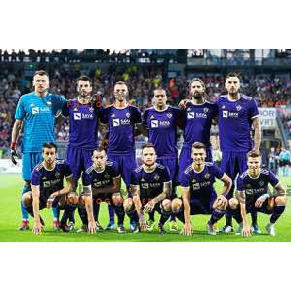 Maribor starting eleven prior to 3rd qualifying round of UEFA Europe League 2018/19 soccer match between Maribor and Rangers FC, played in Ljudski vrt, Maribor, Slovenia on August 16, 2018