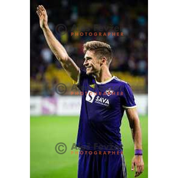 Blaz Vrhovec after the 3rd qualifying round of UEFA Europe League 2018/19 soccer match between Maribor and Rangers FC, played in Ljudski vrt, Maribor, Slovenia on August 16, 2018