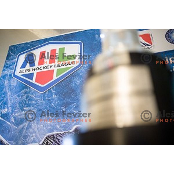 at the pre season press conference of the Alps Hockey League, Bled Castle, Bled, Slovenia