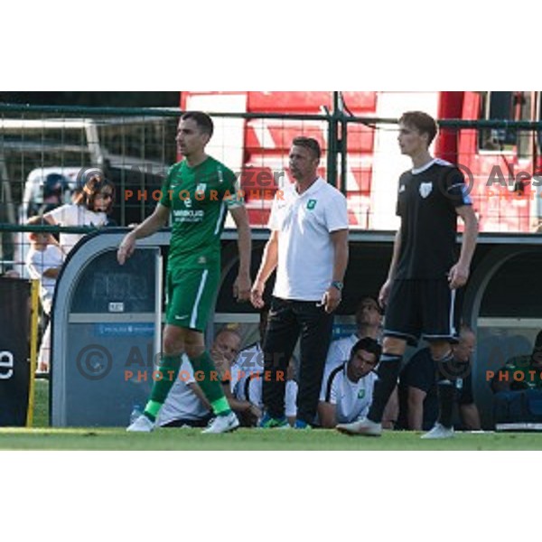 Zoran Barisic in action during Prva liga Telekom Slovenije football match between Mura and Olimpija, Fazanerija, Murska Sobota, Slovenia on September 16, 2018