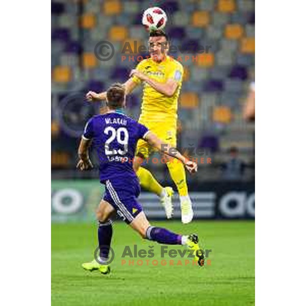 in action during soccer match between Maribor and Domzale, Round 1 of Slovenian Cup 2018/19 quarterfinal, played in Ljudski vrt, Maribor, Slovenia on October 23, 2018