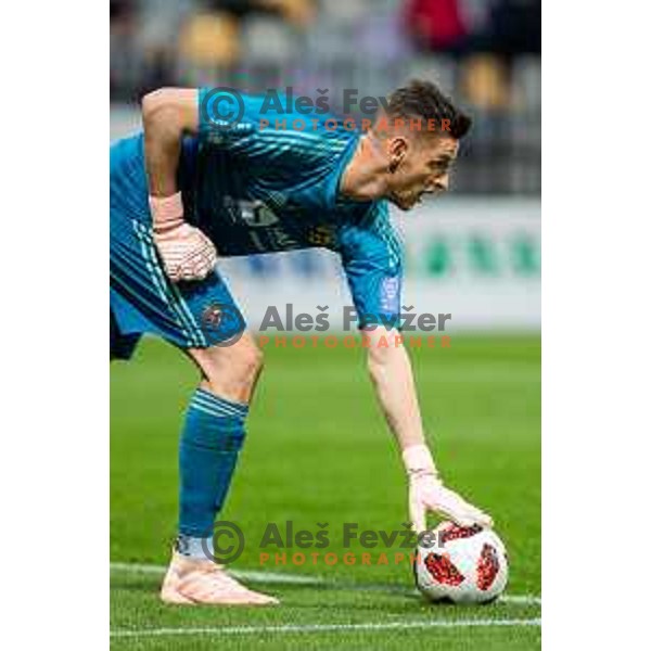 Kenan Piric of Maribor in action during soccer match between Maribor and Domzale, Round 1 of Slovenian Cup 2018/19 quarterfinal, played in Ljudski vrt, Maribor, Slovenia on October 23, 2018