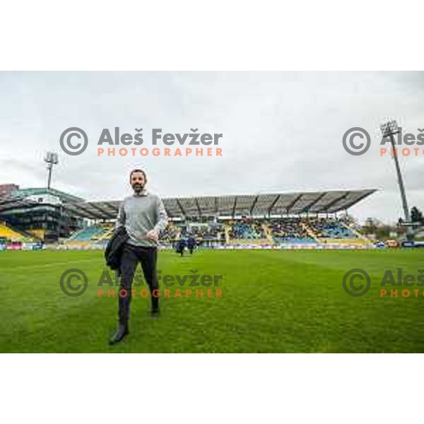 Dusan Kosic, head coach of Celje during soccer match between Celje and Maribor, Round 15 of PLTS 2018/19, played in Arena Z’dezele, Celje, Slovenia on November 4, 2018