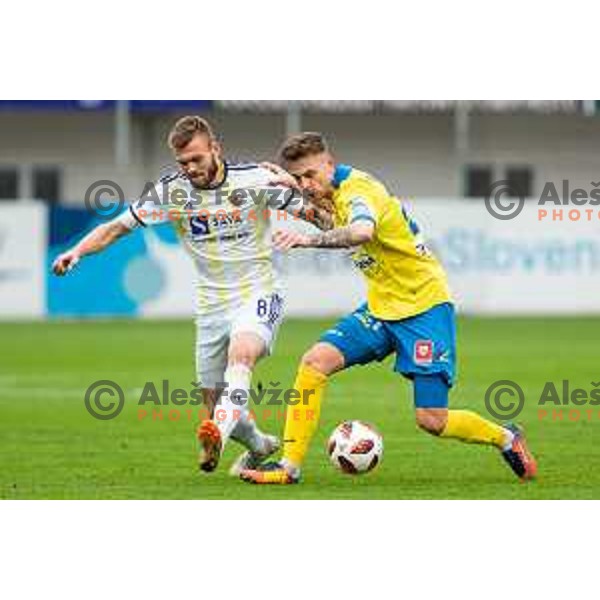Alexandru Cretu in action during soccer match between Celje and Maribor, Round 15 of PLTS 2018/19, played in Arena Z’dezele, Celje, Slovenia on November 4, 2018