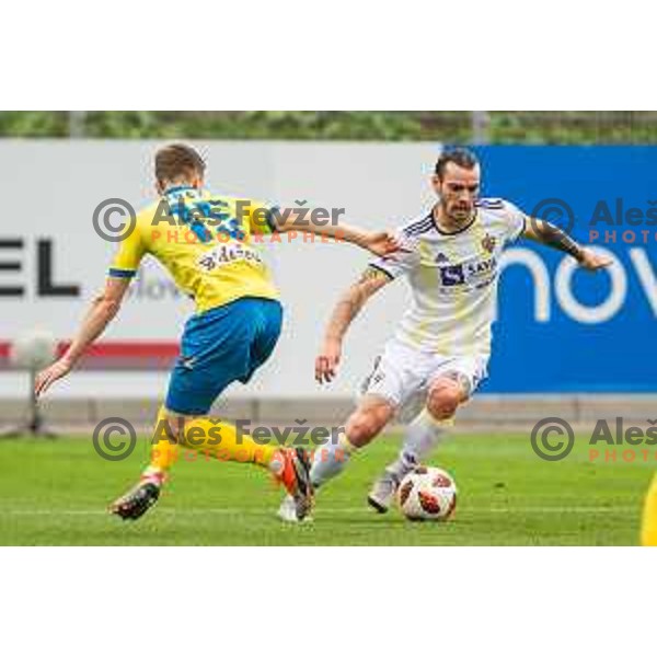 Denis Klinar in action during soccer match between Celje and Maribor, Round 15 of PLTS 2018/19, played in Arena Z’dezele, Celje, Slovenia on November 4, 2018