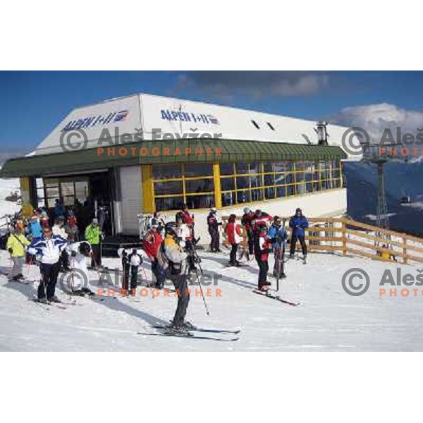 Alpen,Plan de Corones, Kronplatz ski resort, Brunico, Bruneck, Sud Tirol, Italy. Photo by Ales Fevzer 