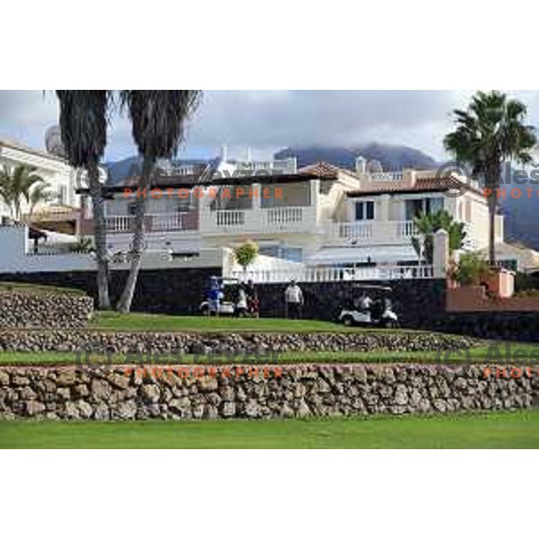 Costa Adeje golf is 18 holes Championship course built on the former banana plantations. Photographed at Tenerife, Canary Islands on November 27, 2018