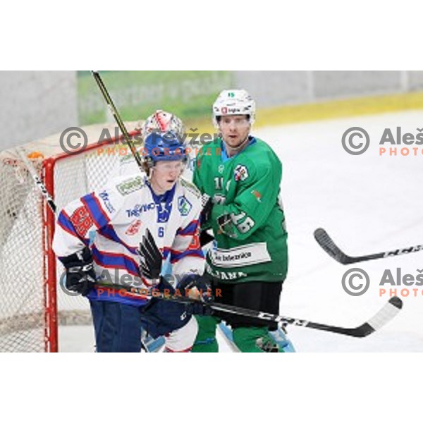Ales Music of SZ Olimpija in action during Alps League ice-hockey match between SZ Olimpija and Fassa in Tivoli Hall, Ljubljana, Slovenia on January 9, 2018