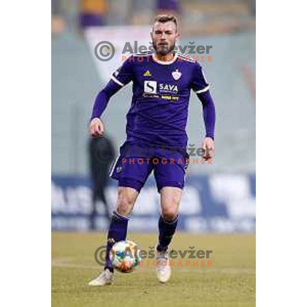 Alexandru Cretu in action during friendly football match between Maribor and Domzale in Maribor on February 1, 2019