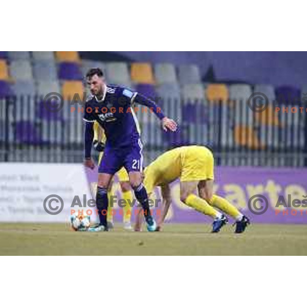 Amir Dervisevic in action during friendly football match between Maribor and Domzale in Maribor on February 1, 2019
