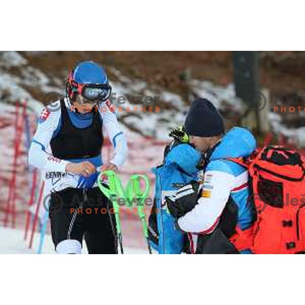 Petra Vlhova at Course inspection before AUDI FIS World Cup Slalom for 55. Golden Fox Zlata Lisica in Maribor, Slovenia on February 2, 2019