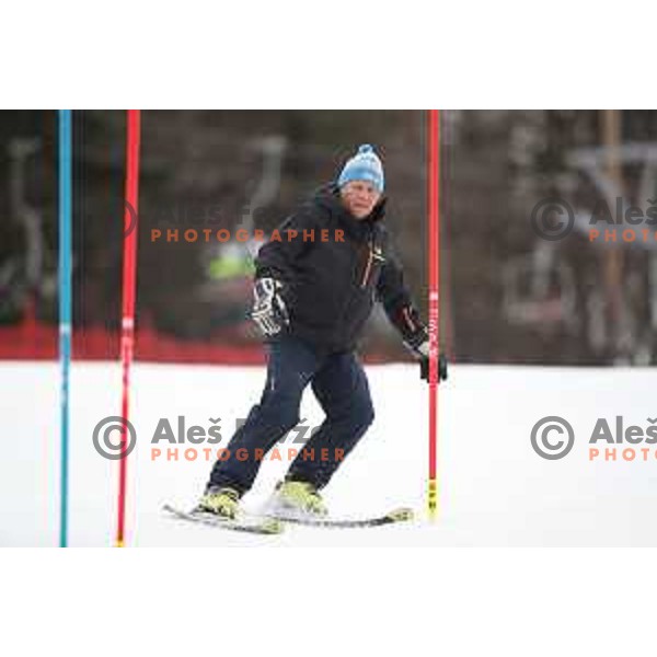 Andrej Recnik at AUDI FIS World Cup Slalom for 55. Golden Fox Zlata Lisica in Maribor, Slovenia on February 2, 2019