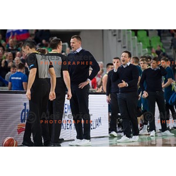 Rado Trifunovic in action during FIBA Basketball World Cup 2019 European qualifiers basketball match between Slovenia and Ukraine, Stozice Arena, Ljubljana, Slovenia on February 26, 2019