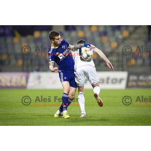 Luka Zahovic in action during soccer match between Maribor and Mura, Semi-final round of Slovenia cup 2018/19, played in Ljudski vrt, Maribor, Slovenia on April 3, 2019