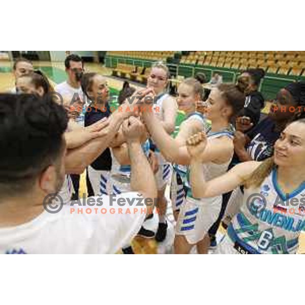 Slovenia Women\'s basketball team during practice session in Tri Lilije Hall, Lasko on May 28, 2019