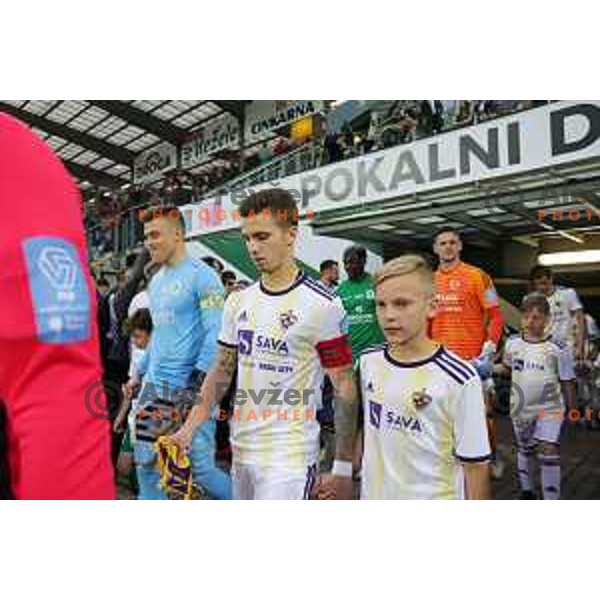 Nejc Vidmar and Luka Zahovic in the Final of Slovenian Cup between Olimpija and Maribor in Celje, Slovenia on may 30, 2019