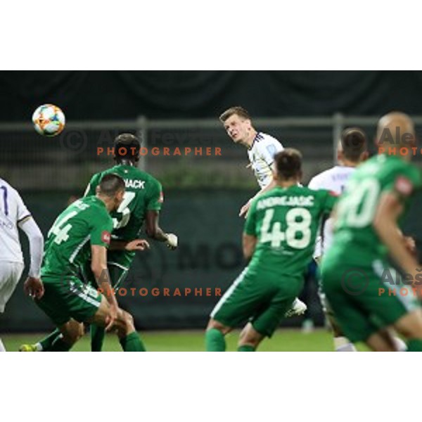 action in the Final of Slovenian Cup between Olimpija and Maribor in Celje, Slovenia on may 30, 2019