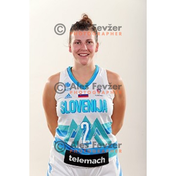 Aleksandra Kroselj of Slovenia Women\'s basketball team for Eurobasket 2019 during media day in Lasko, Slovenia on May 28, 2019