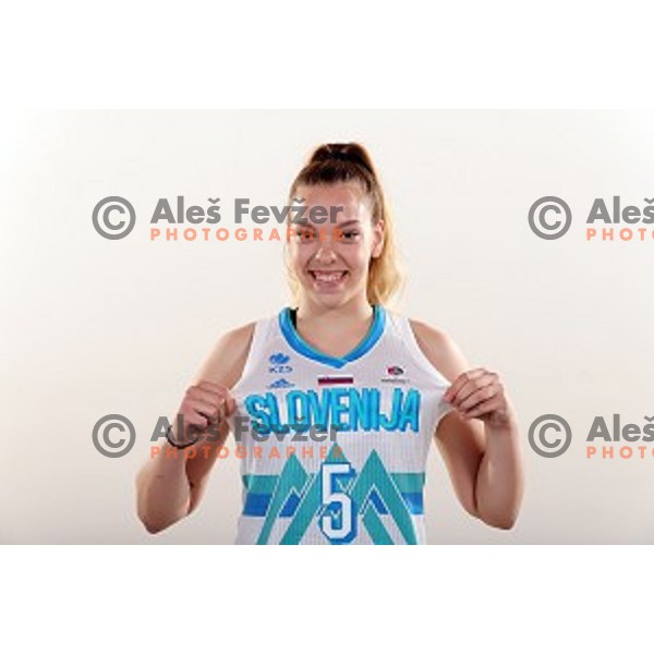 Tina Cvijanovic of Slovenia Women\'s basketball team for Eurobasket 2019 during media day in Lasko, Slovenia on May 28, 2019