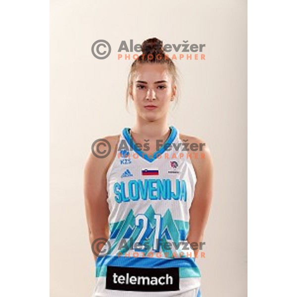 of Slovenia Women\'s basketball team for Eurobasket 2019 during media day in Lasko, Slovenia on May 28, 2019