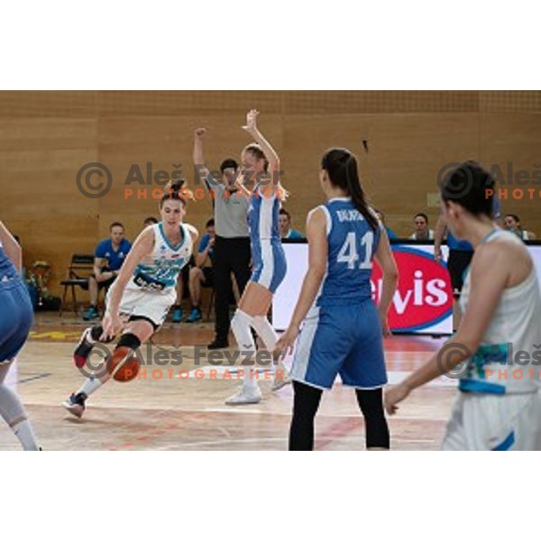 Eva Lisec during friendly Women\'s basketball match between Slovenia and Slovakia in Poden Sports Hall, Skofja Loka on June 14, 2019
